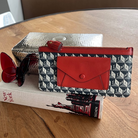 Anya Hindmarch "I Am A Plastic Bag" Wallet - Sustainable Luxury with a Message - Picture 1 of 5